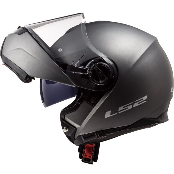 CAPACETE LS2 FF325 MODULAR Titanium Matt