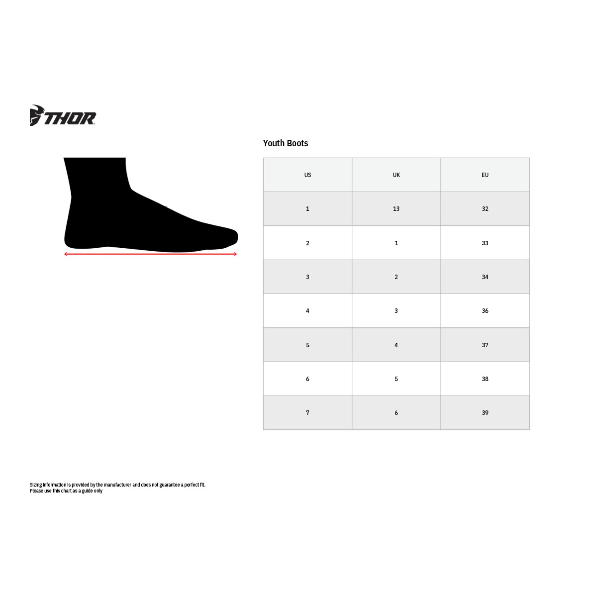 Bota Thor Blitz XP Criança Preto 1