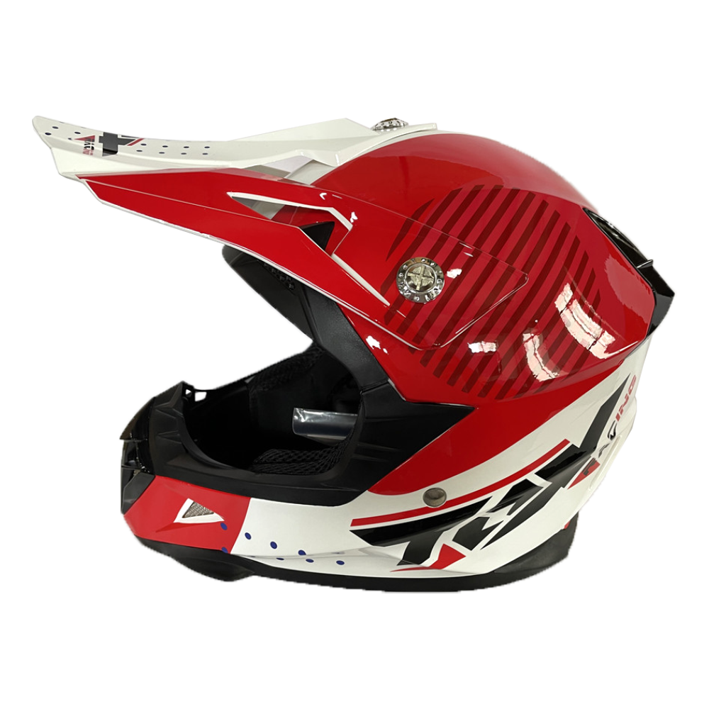 Capacete MX Criança Tox Vermelho 0