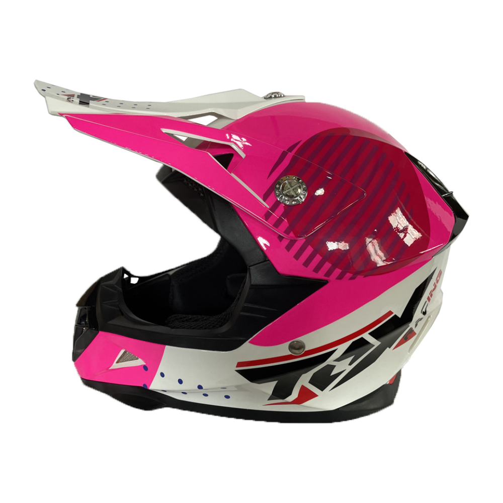 Capacete MX Criança Tox Rosa 0