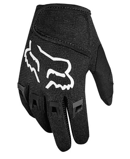 Luva Fox Dirtpaw Kids Preto KM 0