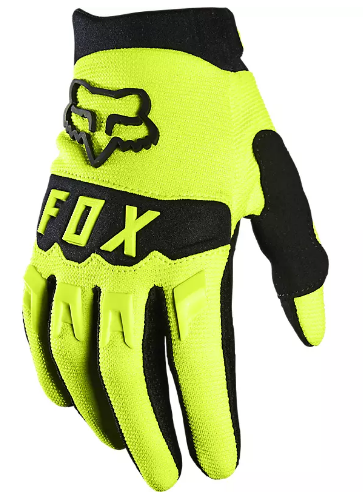 Luva Fox Dirtpaw Criança Amarelo Fluo 0