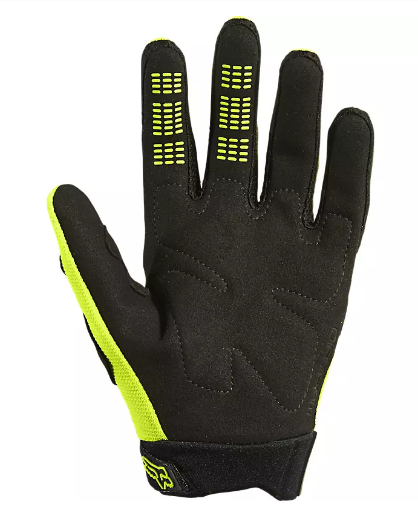 Luva Fox Dirtpaw Criança Amarelo Fluo 1