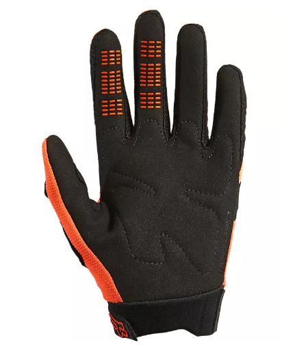 Luva Fox Dirtpaw Criança Laranja Fluo 1