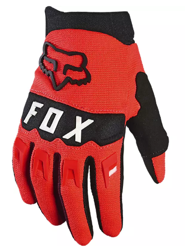 Luva Fox Dirtpaw Criança Vermelho 0