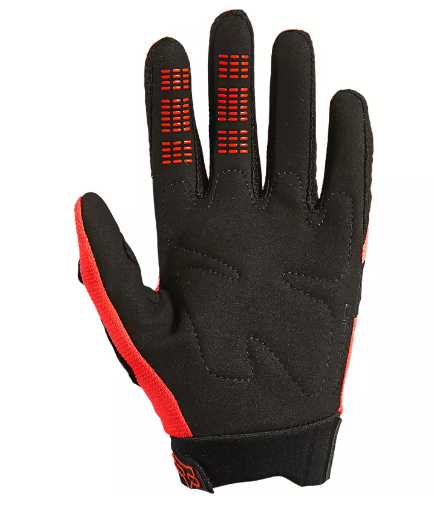 Luva Fox Dirtpaw Criança Vermelho 1