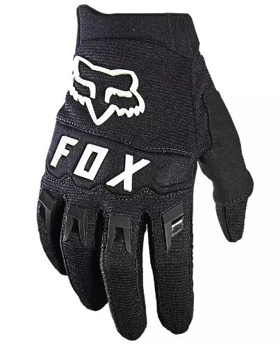 Luva Fox Dirtpaw Criança Preto 0