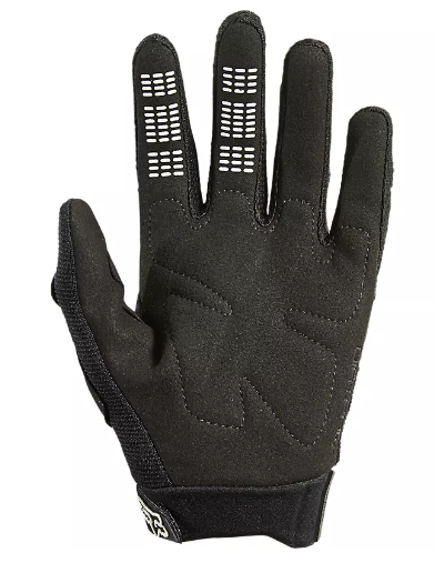 Luva Fox Dirtpaw Criança Preto 1