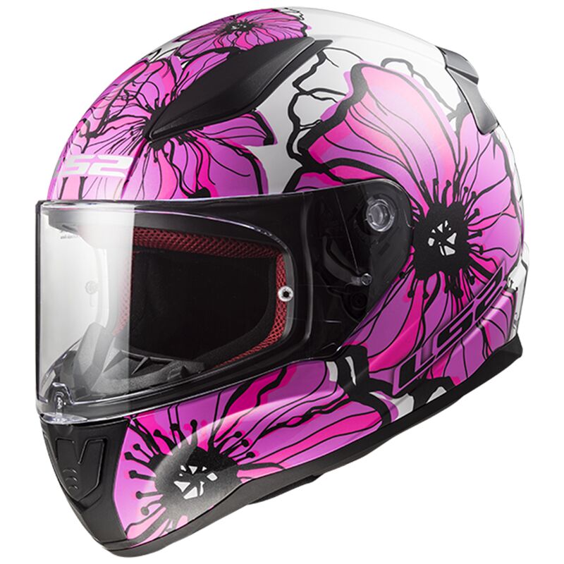 Capacete LS2 FF353 Poppies Rosa 0