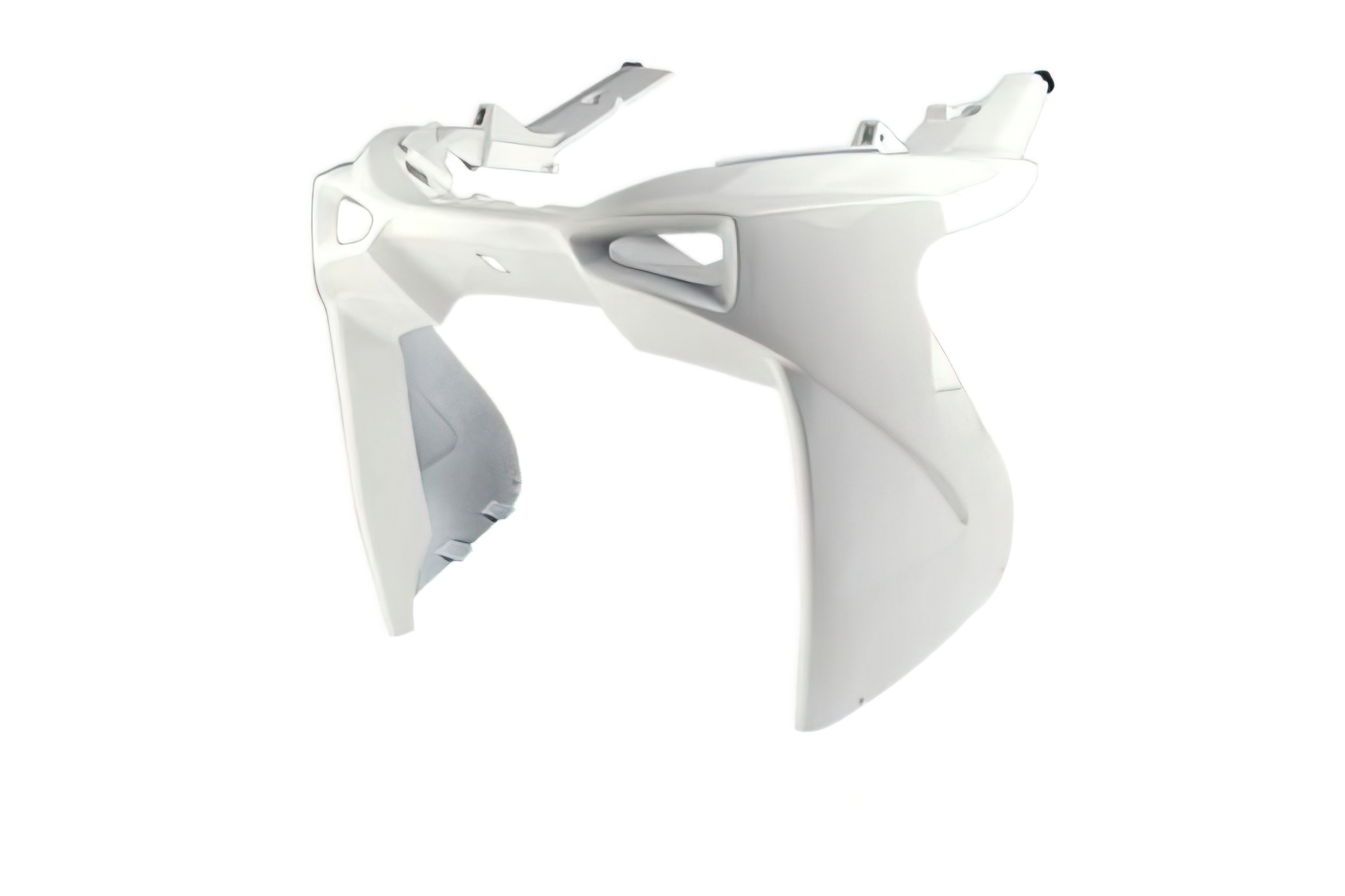 Plástico Bico de Pato Aerox Branco 0