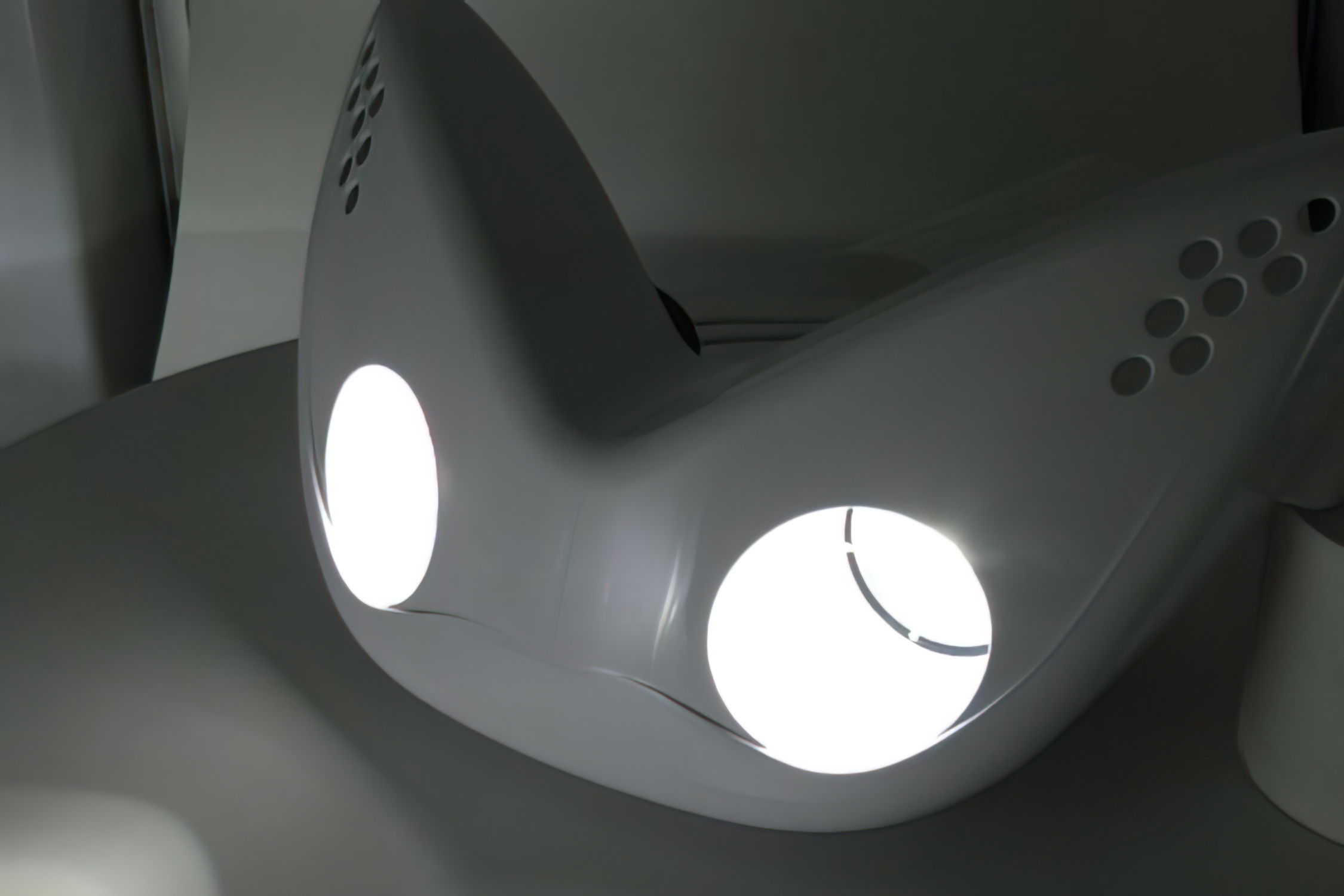 Farol Frente Twin Aerox Branco 1