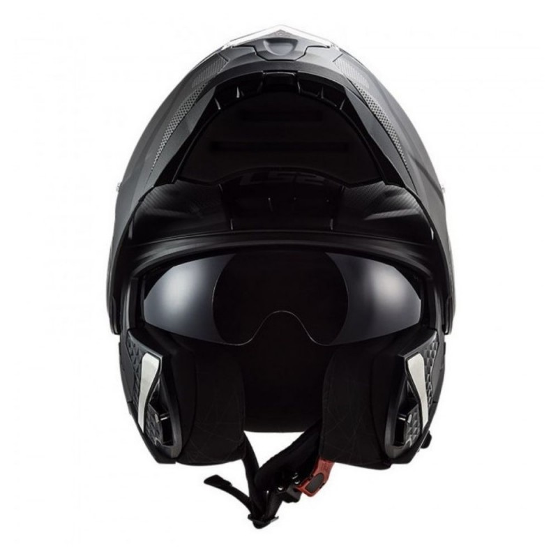 CAPACETE LS2 MODULAR MATT PRETO/CASTANHO 3