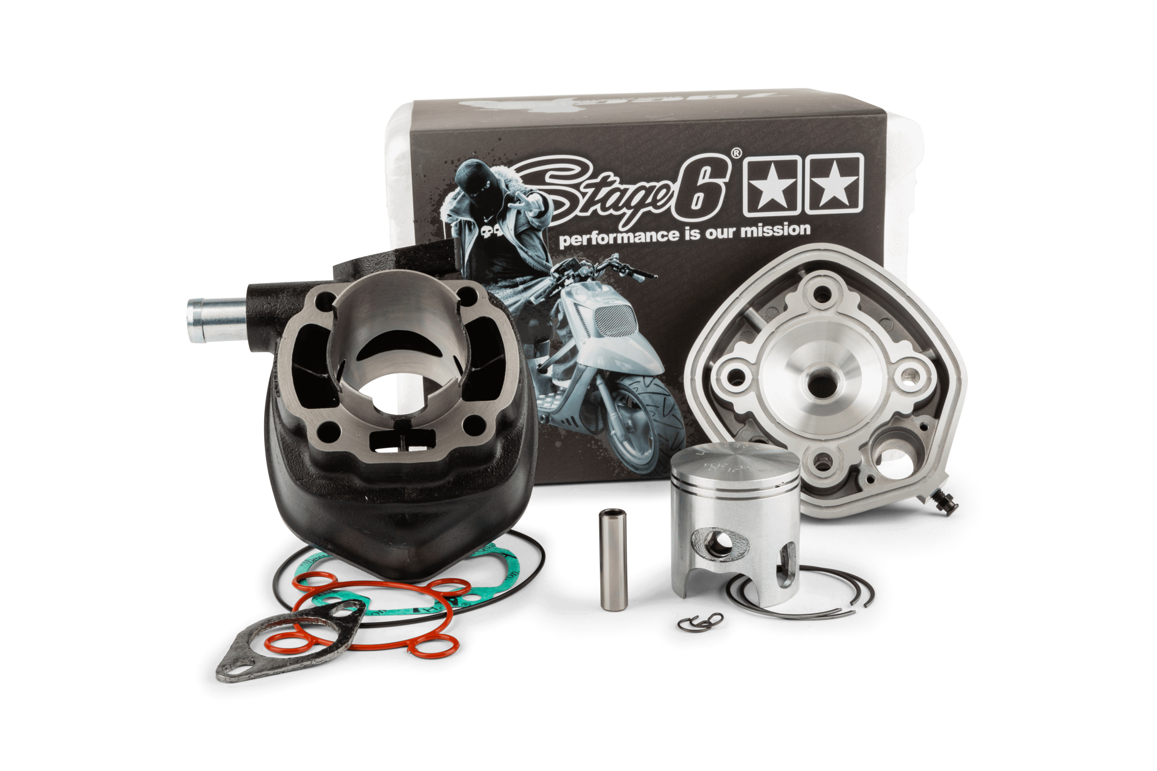 Cilindro Stage6  Kit 70cc Streetrace Ferro Aerox/ Jogr 0