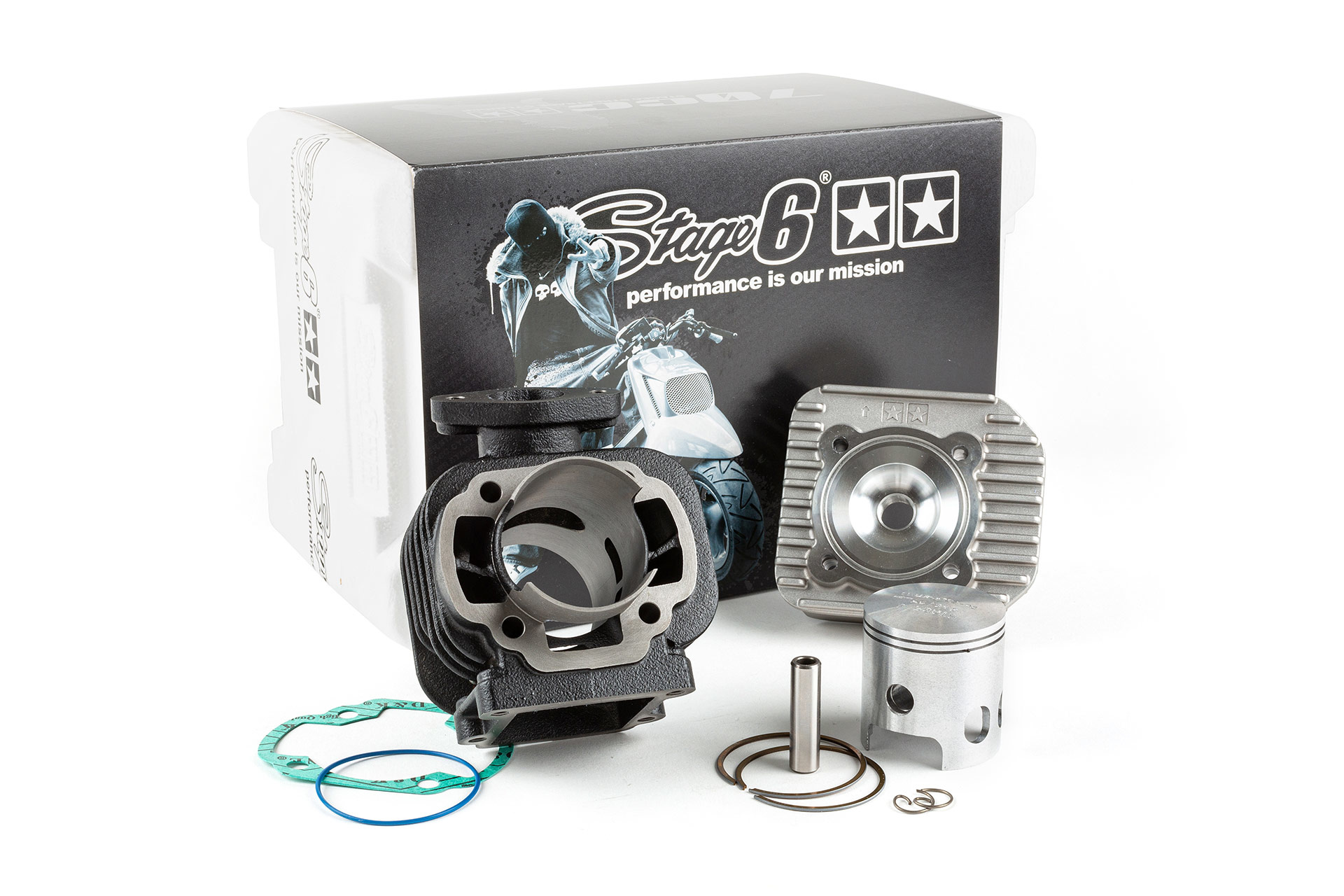 Cilindro Stage6 Kit 70cc Streetrace Ferro BWS 0
