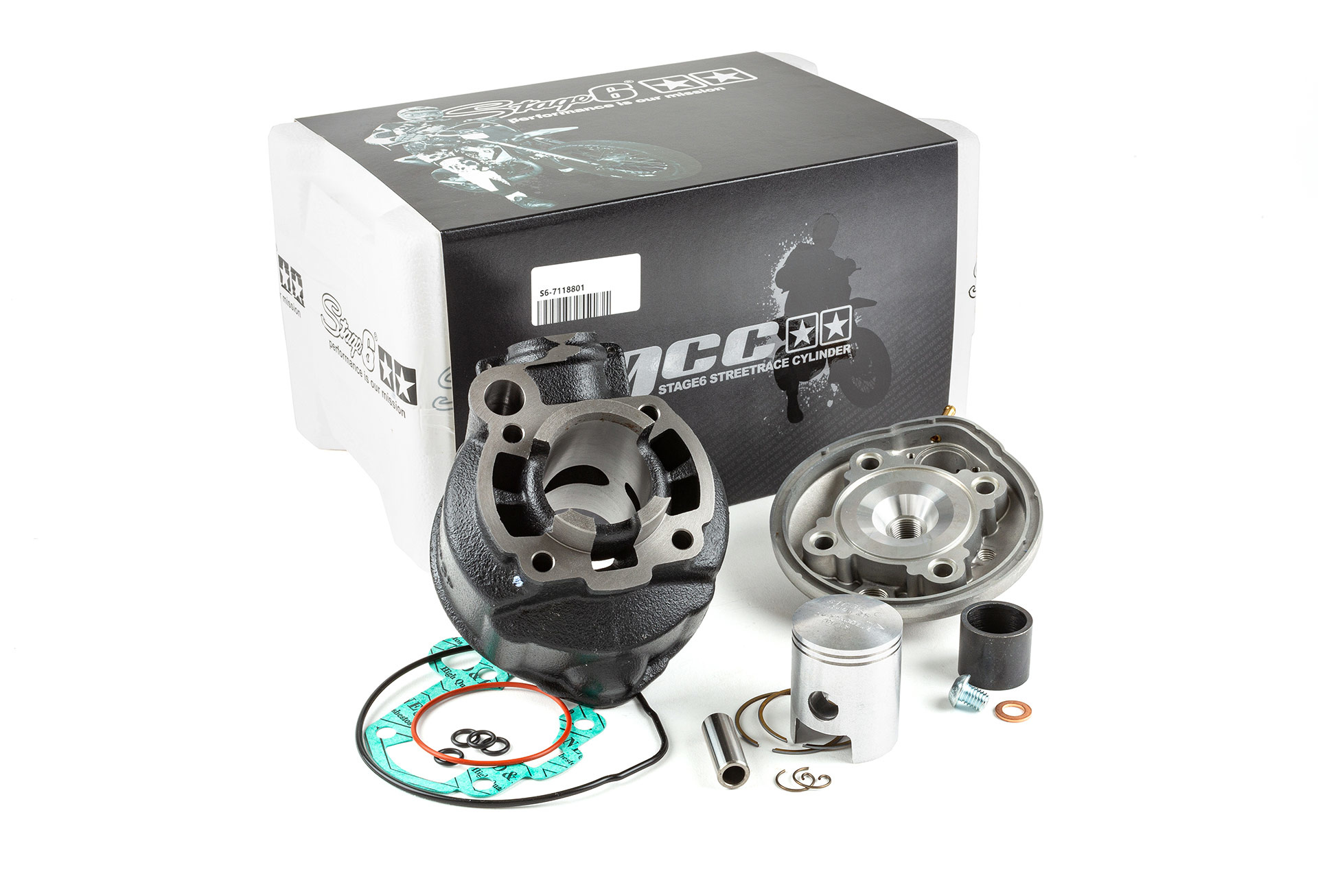 Cilindro Stage6 Streetrace kit 50cc Ferro Am6 0