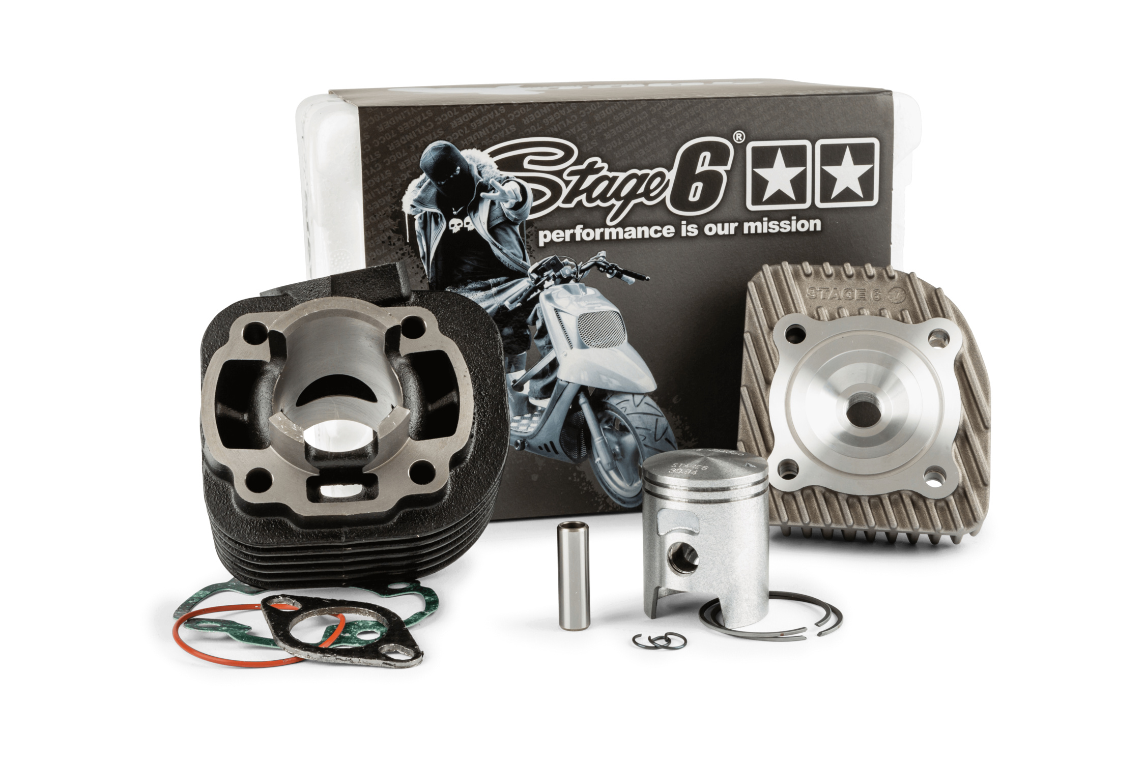 Cilindro Stage6 Streetrace 50cc Ferro Neos 0