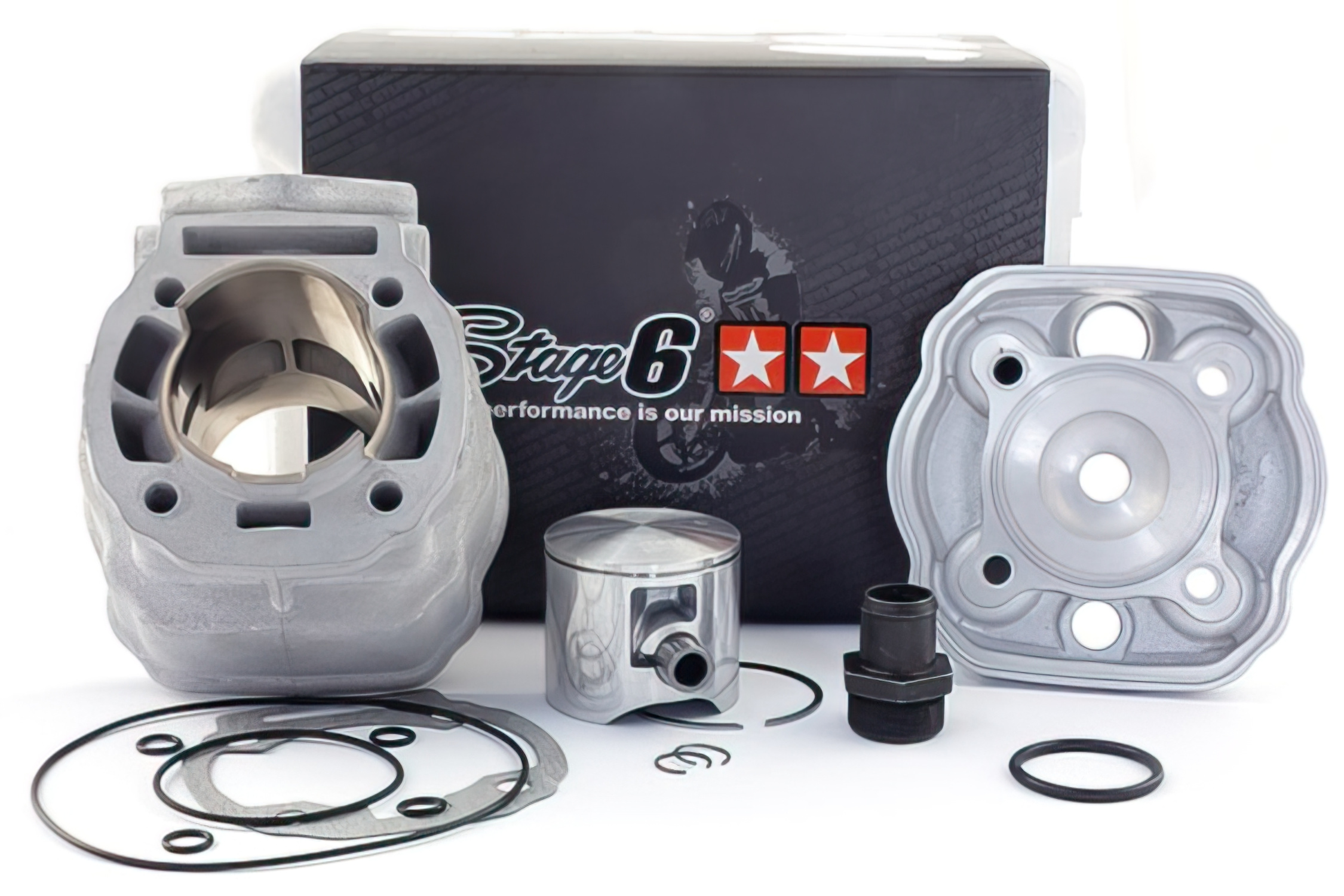 Cilindro Stage6 Kit 88cc Big Racing Alumínio Derbi 0