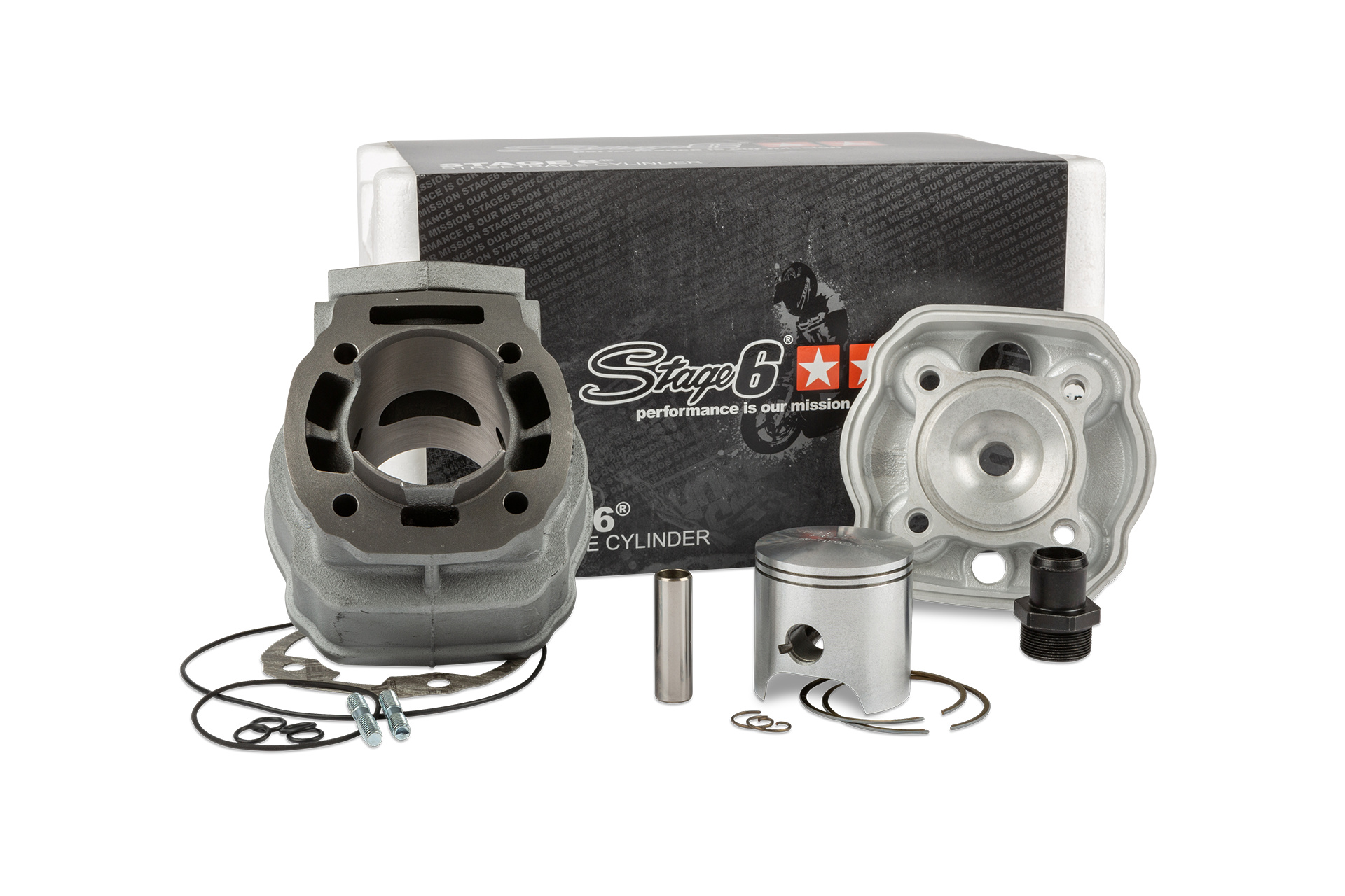 Cilindro Stage6 Kit 88cc Streetrace Ferro Derbi 0