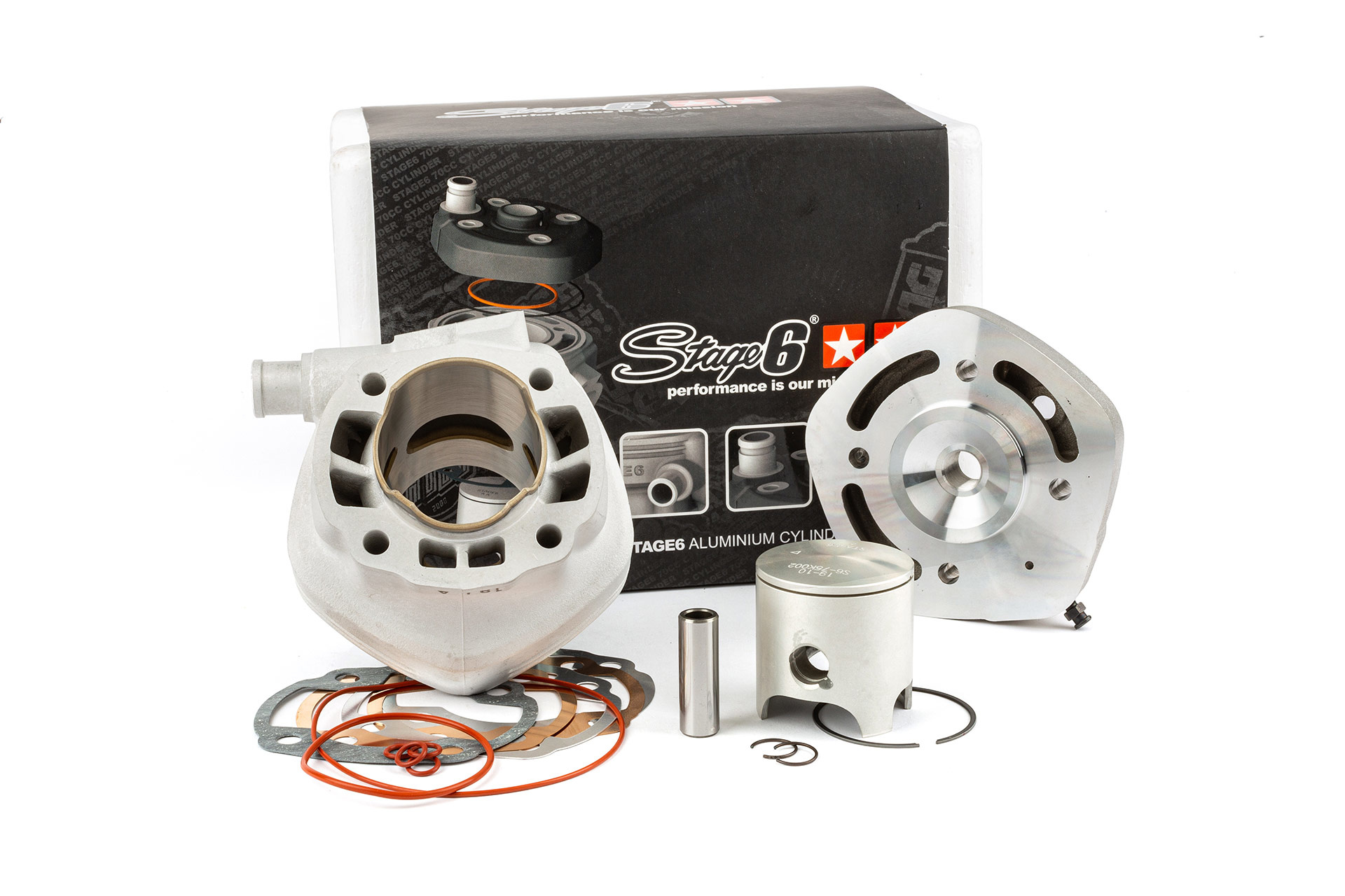 Cilindro Stage6 Kit 70cc Sport Pro Alumínio Aerox 12mm 0