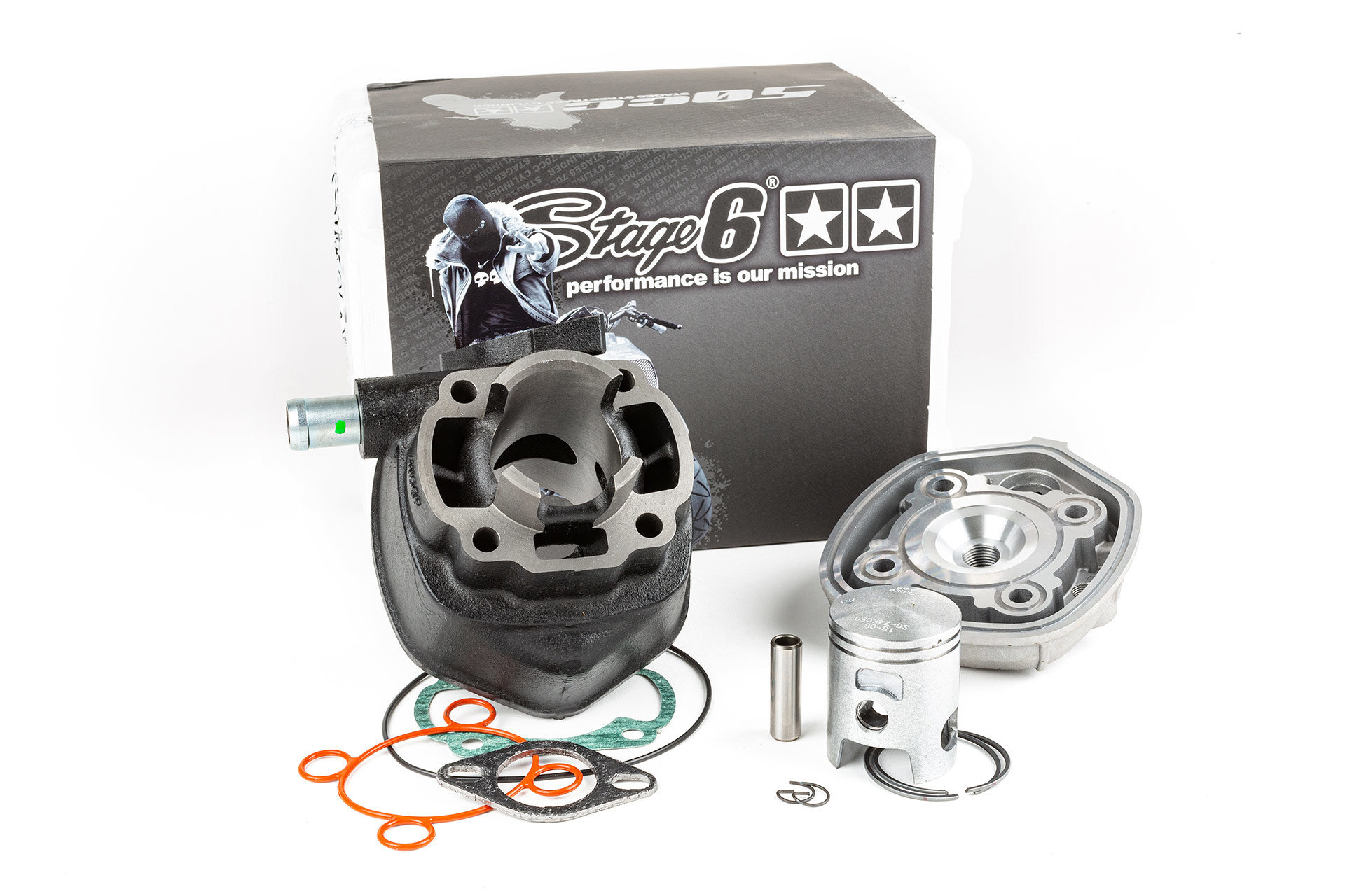 Cilindro Stage6 Kit 50cc Streetrace Ferro Aerox 0