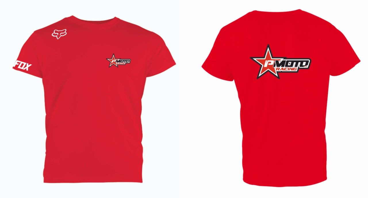 T-SHIRT P-MOTO VERMELHA 0