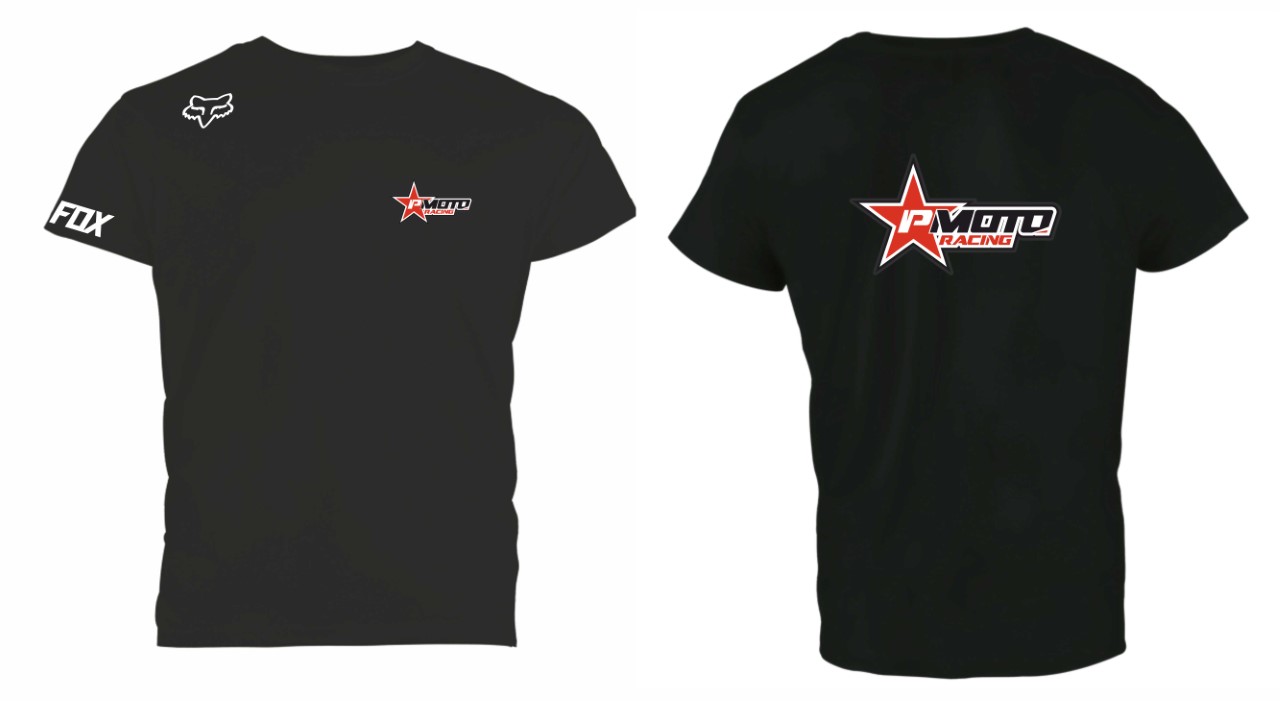 T-SHIRT P-MOTO PRETA 0