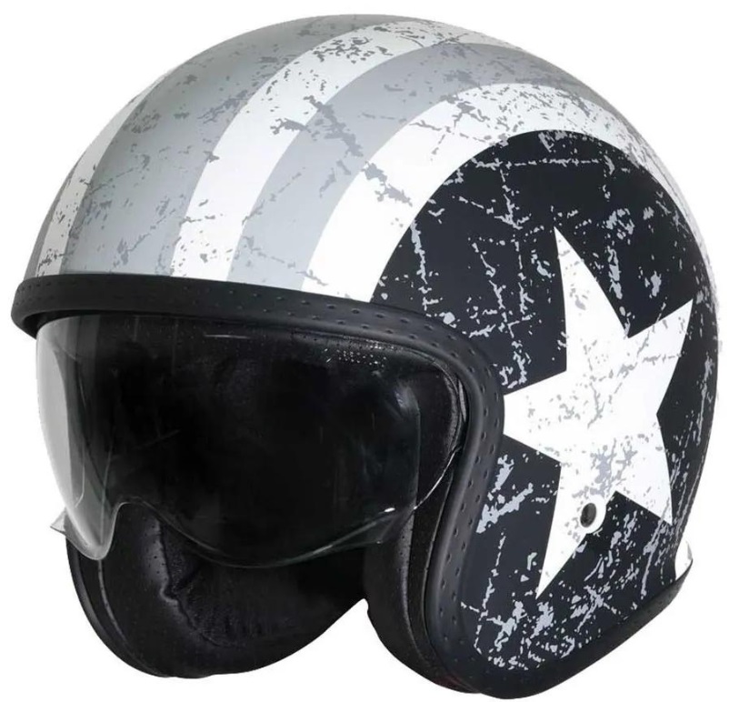 CAPACETE ORIGINE SPRINT REBEL STAR CINZA MATT Nº10 1