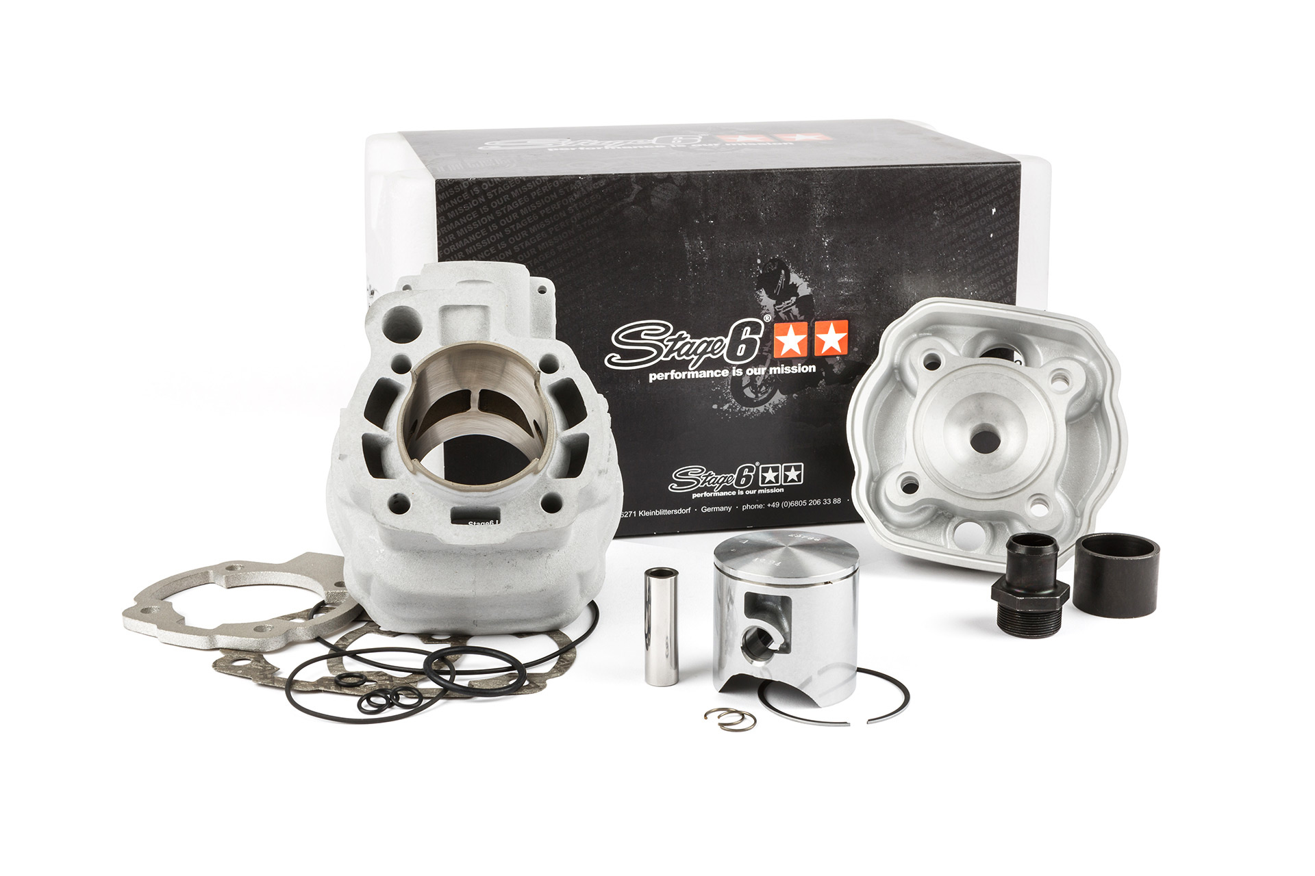 Cilindro Stage6 BigRacing 86/88cc 45mm Alumínio Dt50X AM6 0