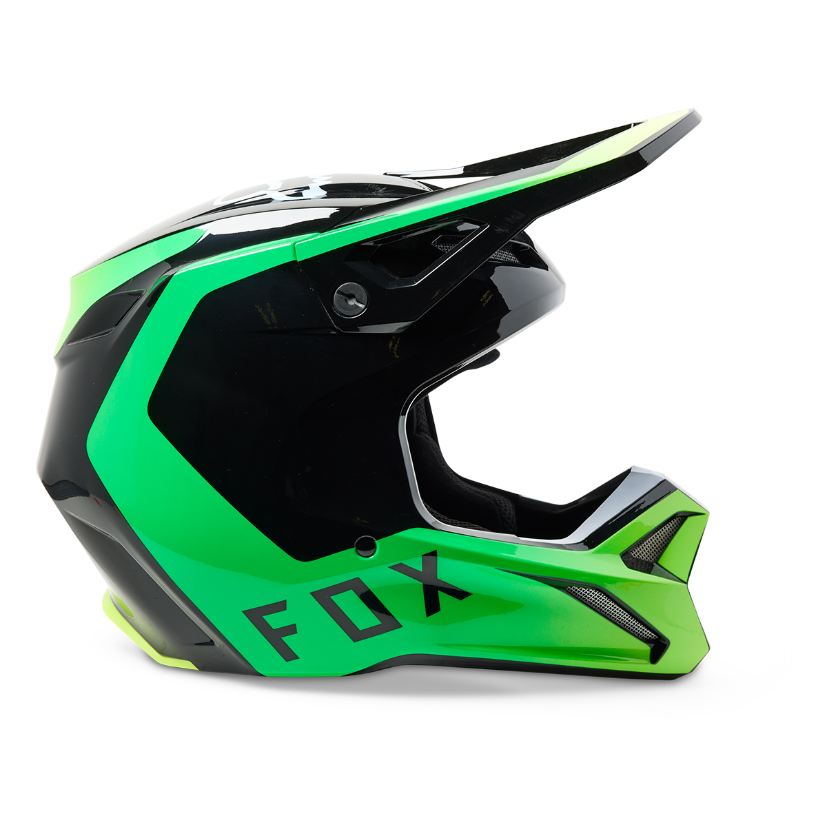 CAPACETE FOX V1 DPTH PRETO/VERDE 1