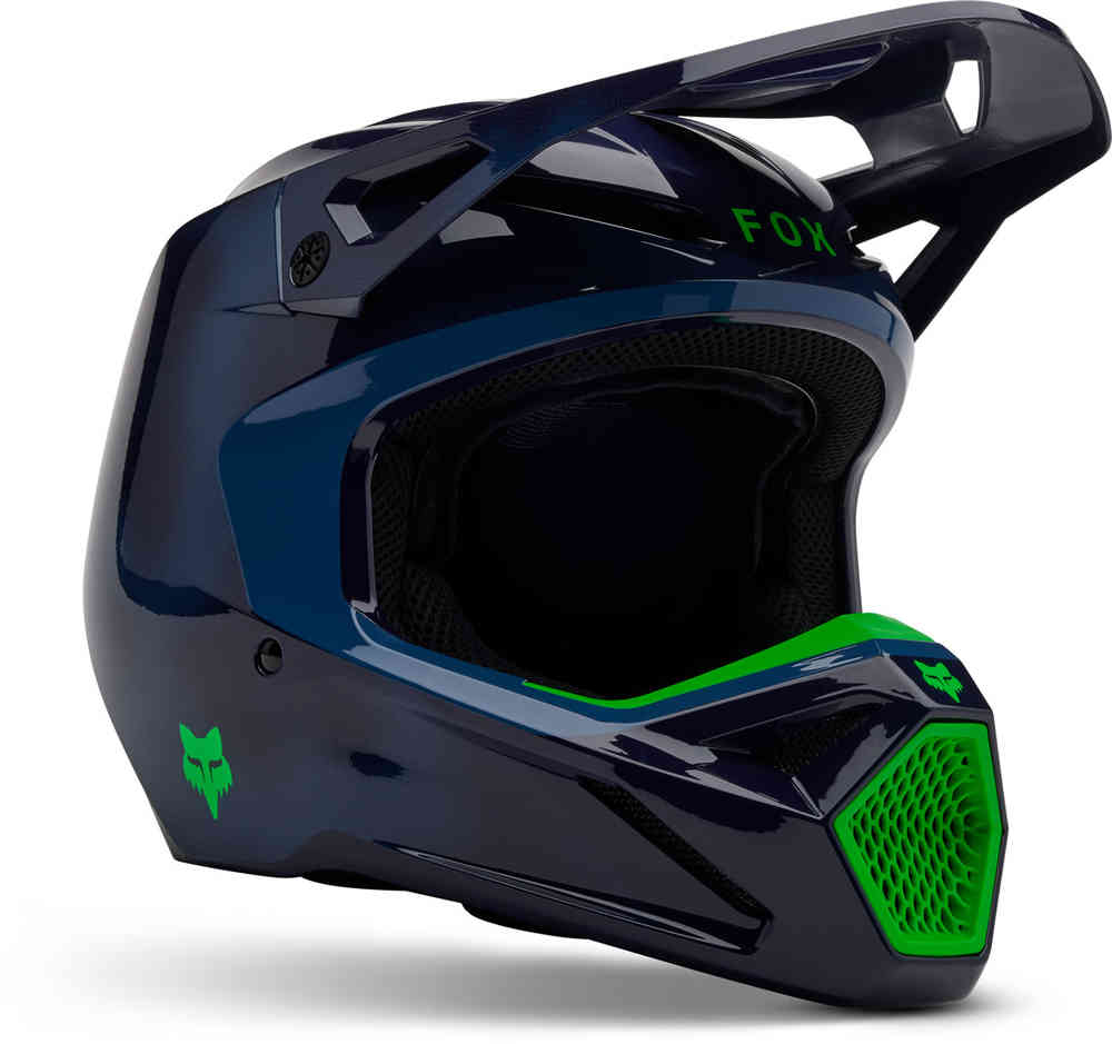 CAPACETE FOX V1 TAUNT NAVY 0