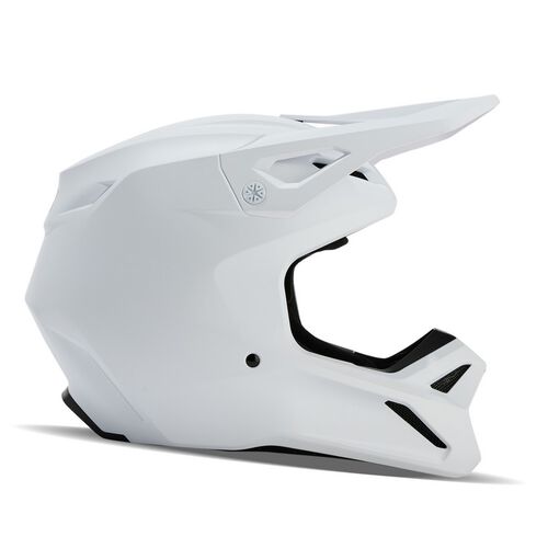 CAPACETE FOX V1 SOLID BRANCO MATT 4