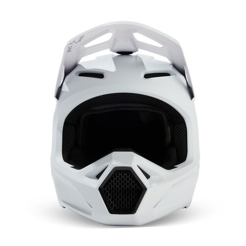 CAPACETE FOX V1 SOLID BRANCO MATT 5