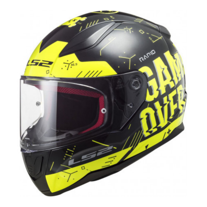 CAPACETE LS2 FF353 RAPID PLAYER H-V AMARELO 0