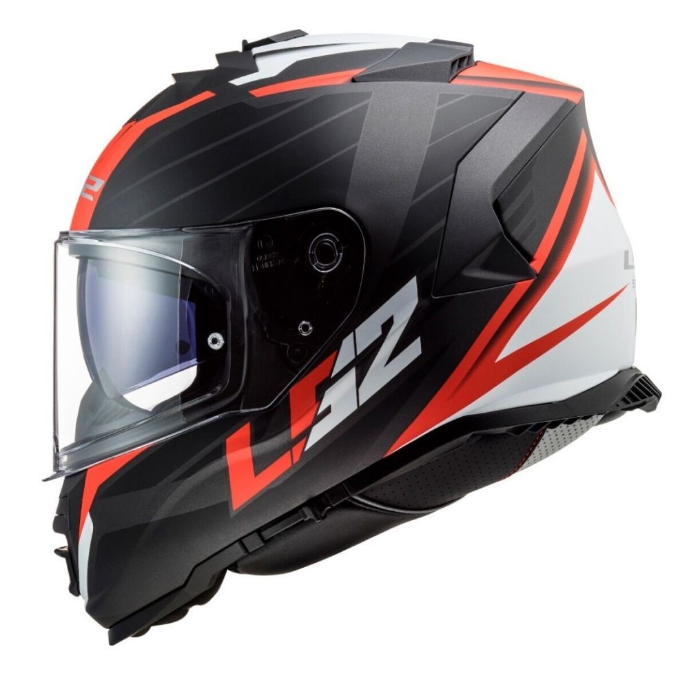CAPACETE LS2 FF800 STROM MATT PRETO/VERMELHO 0