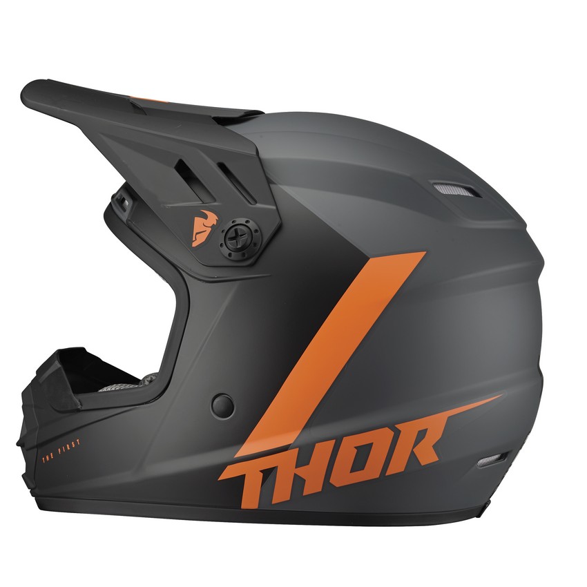CAPACETE THOR CRIANÇA SECTOR CHEV LARANJA M 1