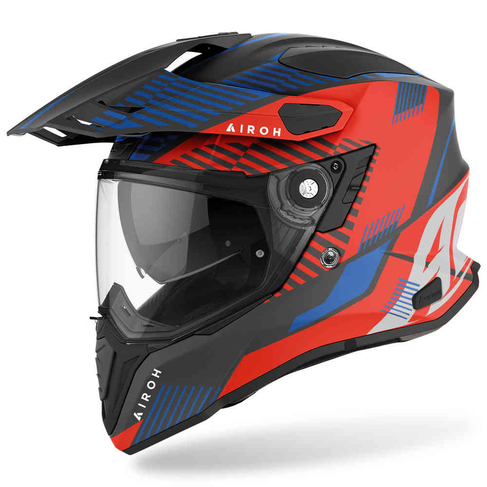 CAPACETE AIROH COMMANDER BOOST VERMELHO/AZUL MATT 0