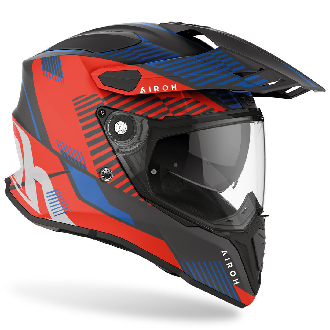 CAPACETE AIROH COMMANDER BOOST VERMELHO/AZUL MATT 1