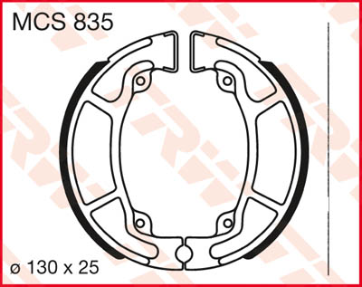 MAXILAS TRAVOES PCX125 MCS835 TRW 0