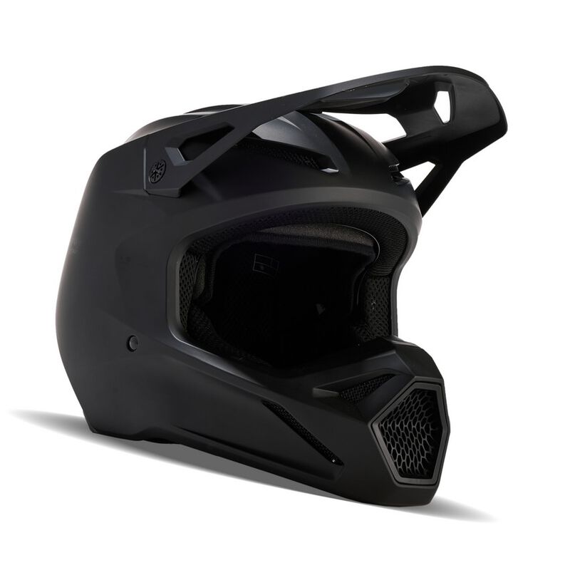 CAPACETE FOX V1 SOLID PRETO MATT 0