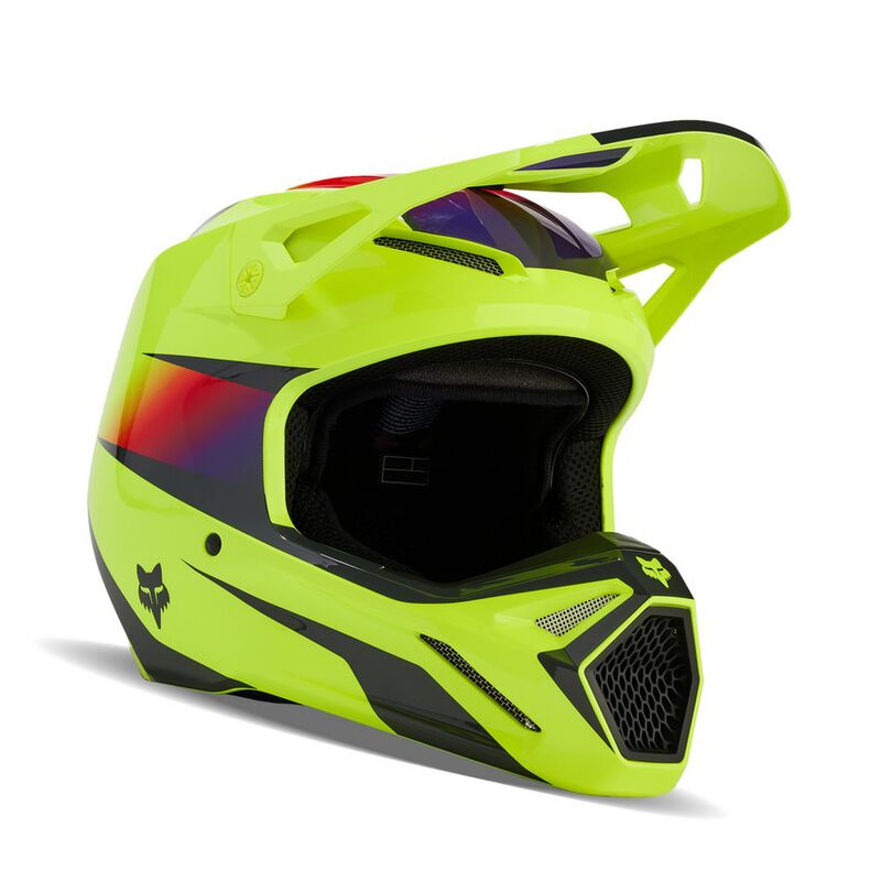 CAPACETE FOX V1 FLORA AMARELO 0