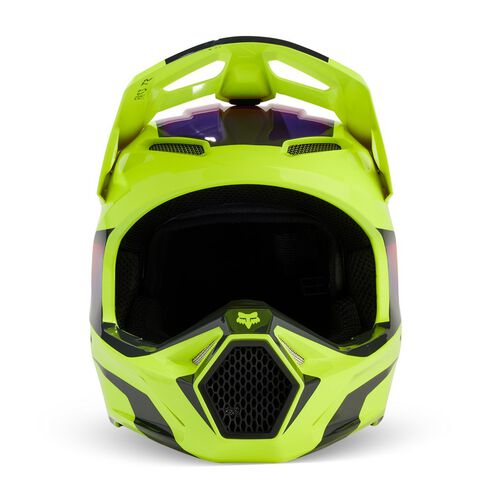 CAPACETE FOX V1 FLORA AMARELO 1