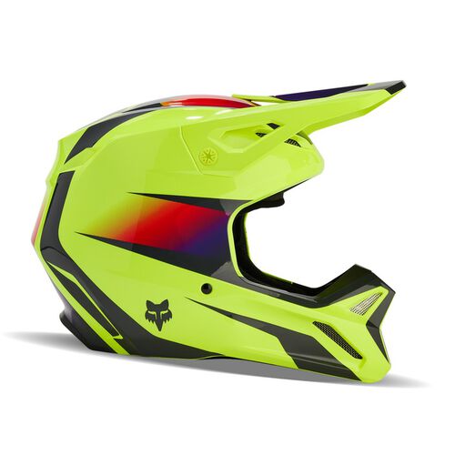 CAPACETE FOX V1 FLORA AMARELO 2