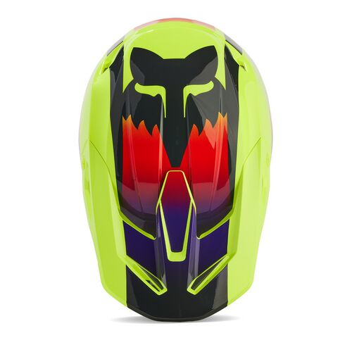 CAPACETE FOX V1 FLORA AMARELO 3
