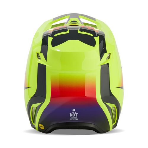 CAPACETE FOX V1 FLORA AMARELO 4