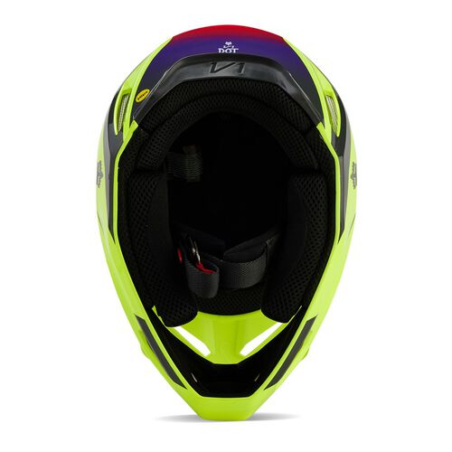 CAPACETE FOX V1 FLORA AMARELO 5