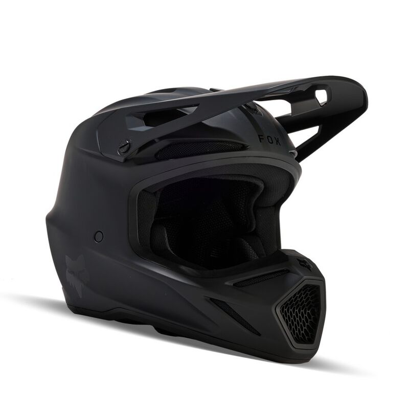 CAPACETE FOX V3 SOLID PRETO MATT 0