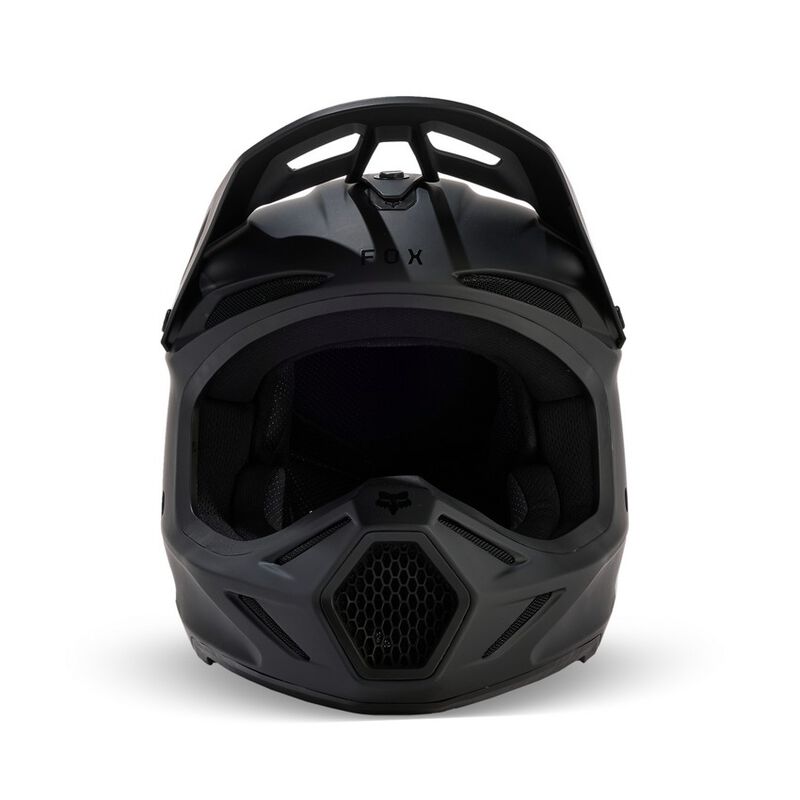 CAPACETE FOX V3 SOLID PRETO MATT 4