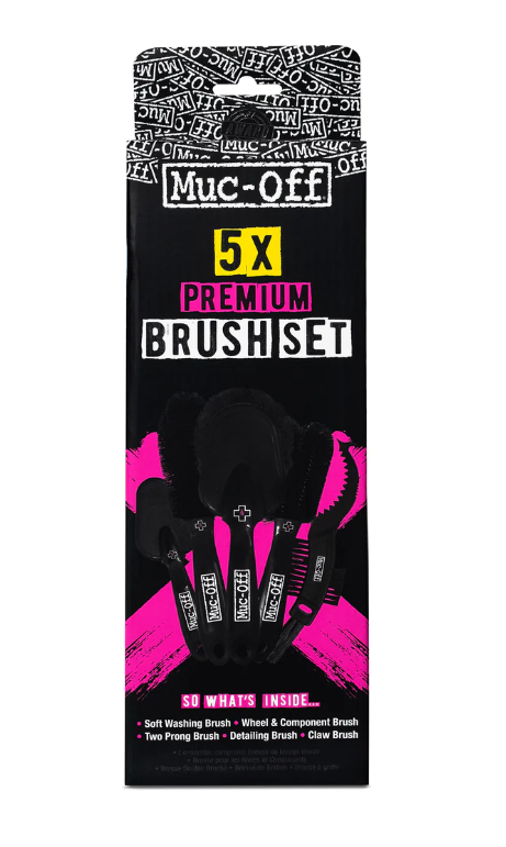 KIT ESCOVAS PREMIUM MUC-OFF 5X 0
