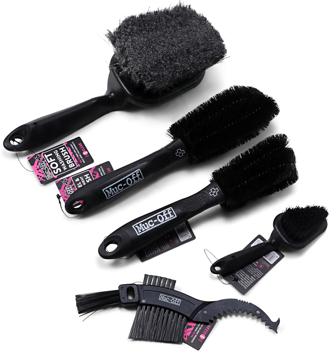 KIT ESCOVAS PREMIUM MUC-OFF 5X 1