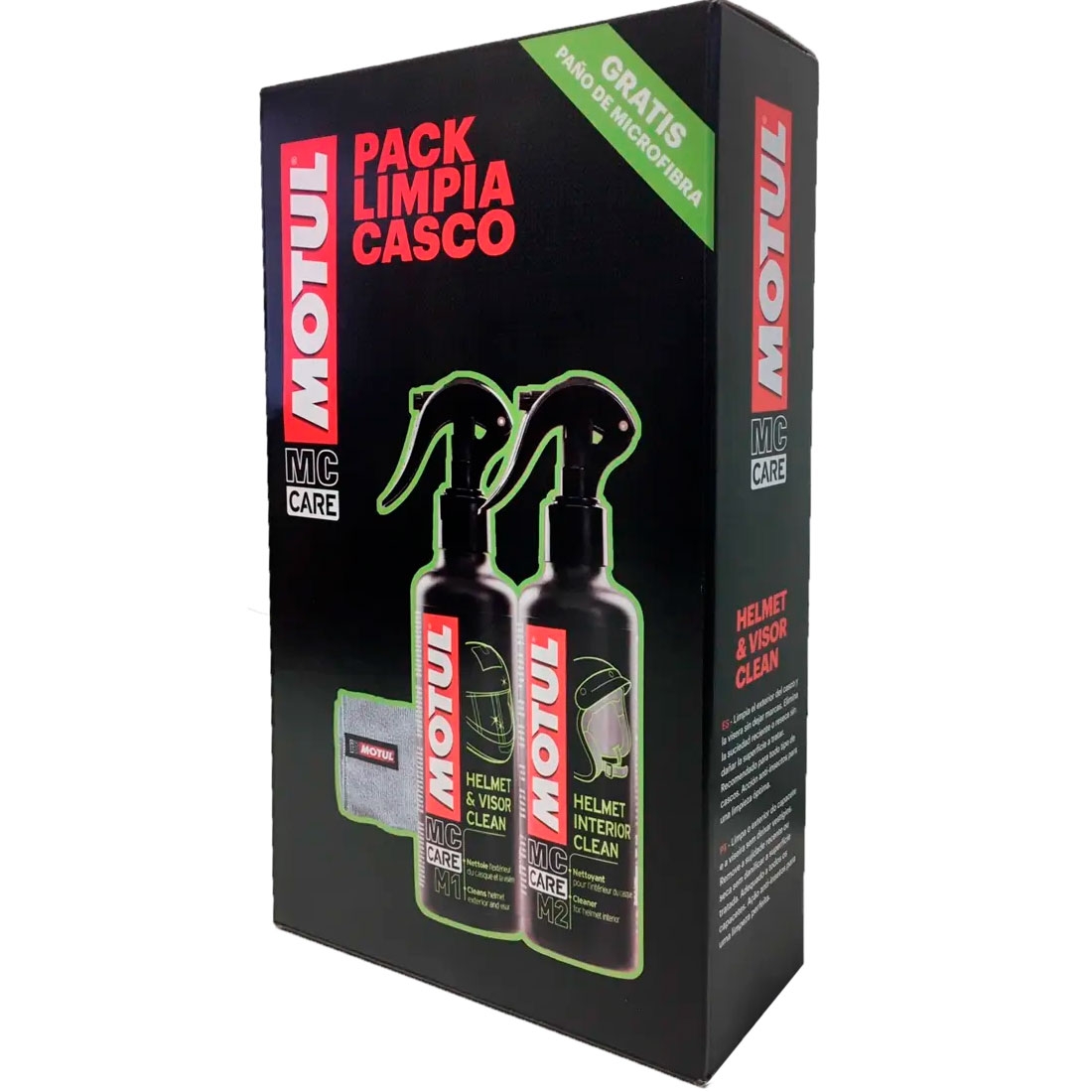PACK MOTUL LIMPA CAPACETE M1+M2 0